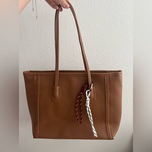 Elegant Tan Tote Bag